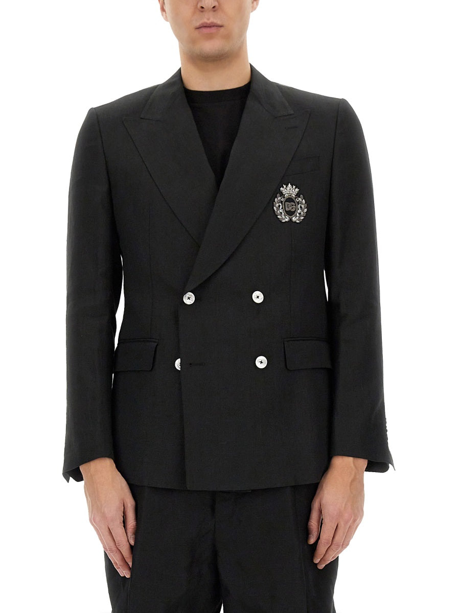 Dolce & Gabbana Men Double-Breasted Jacket