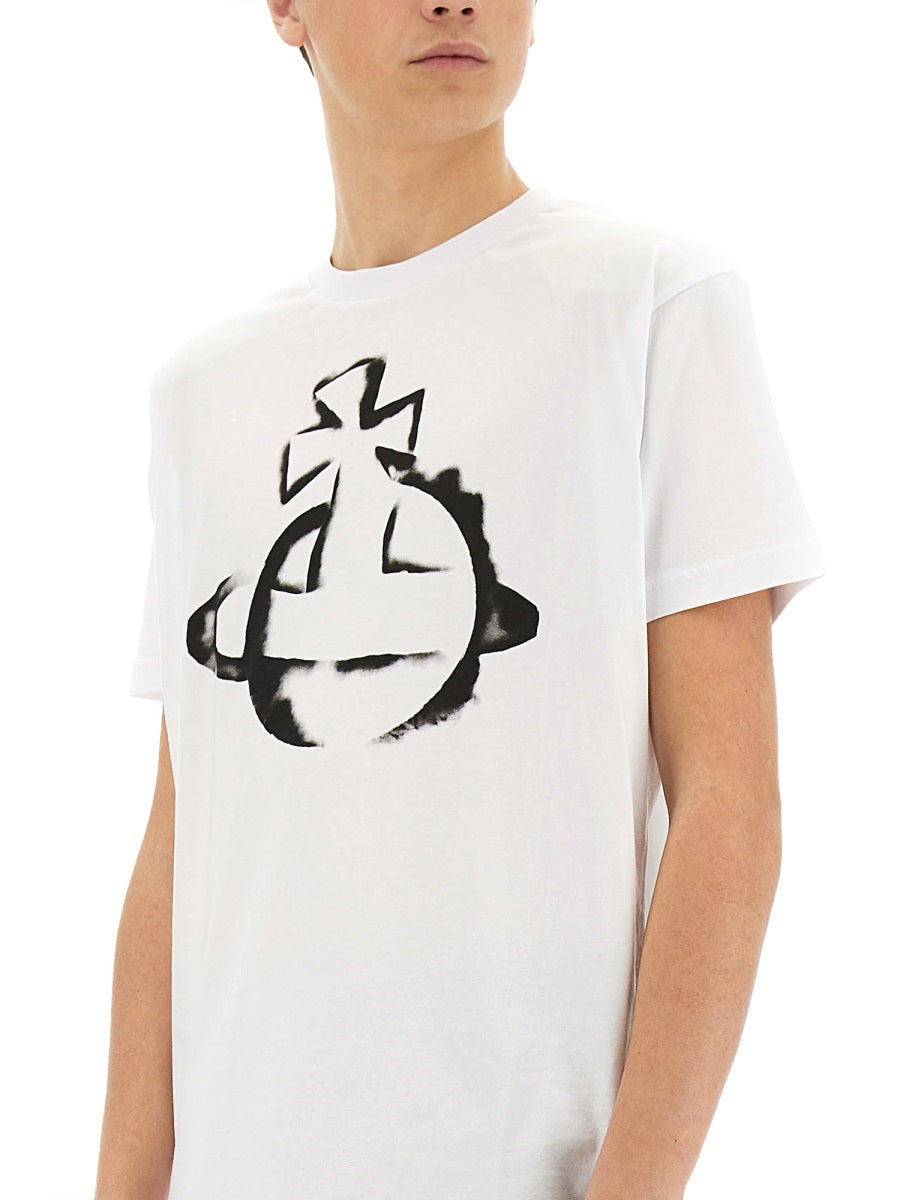 Vivienne Westwood Unisex "Stencil Orb" T-Shirt
