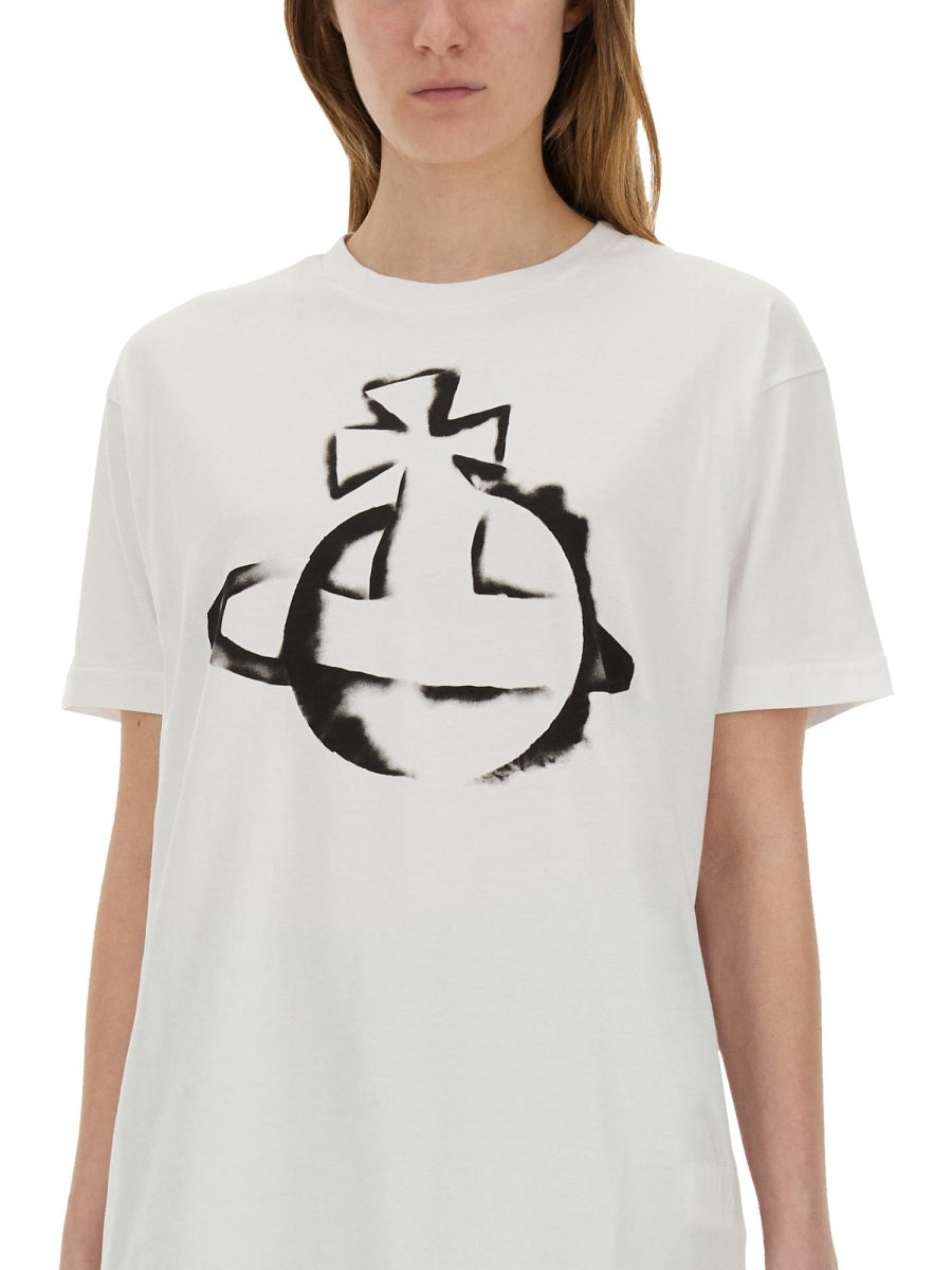 Vivienne Westwood Unisex "Stencil Orb" T-Shirt