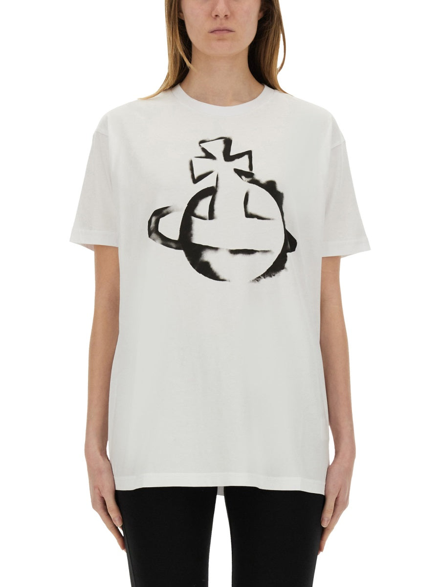Vivienne Westwood Unisex "Stencil Orb" T-Shirt