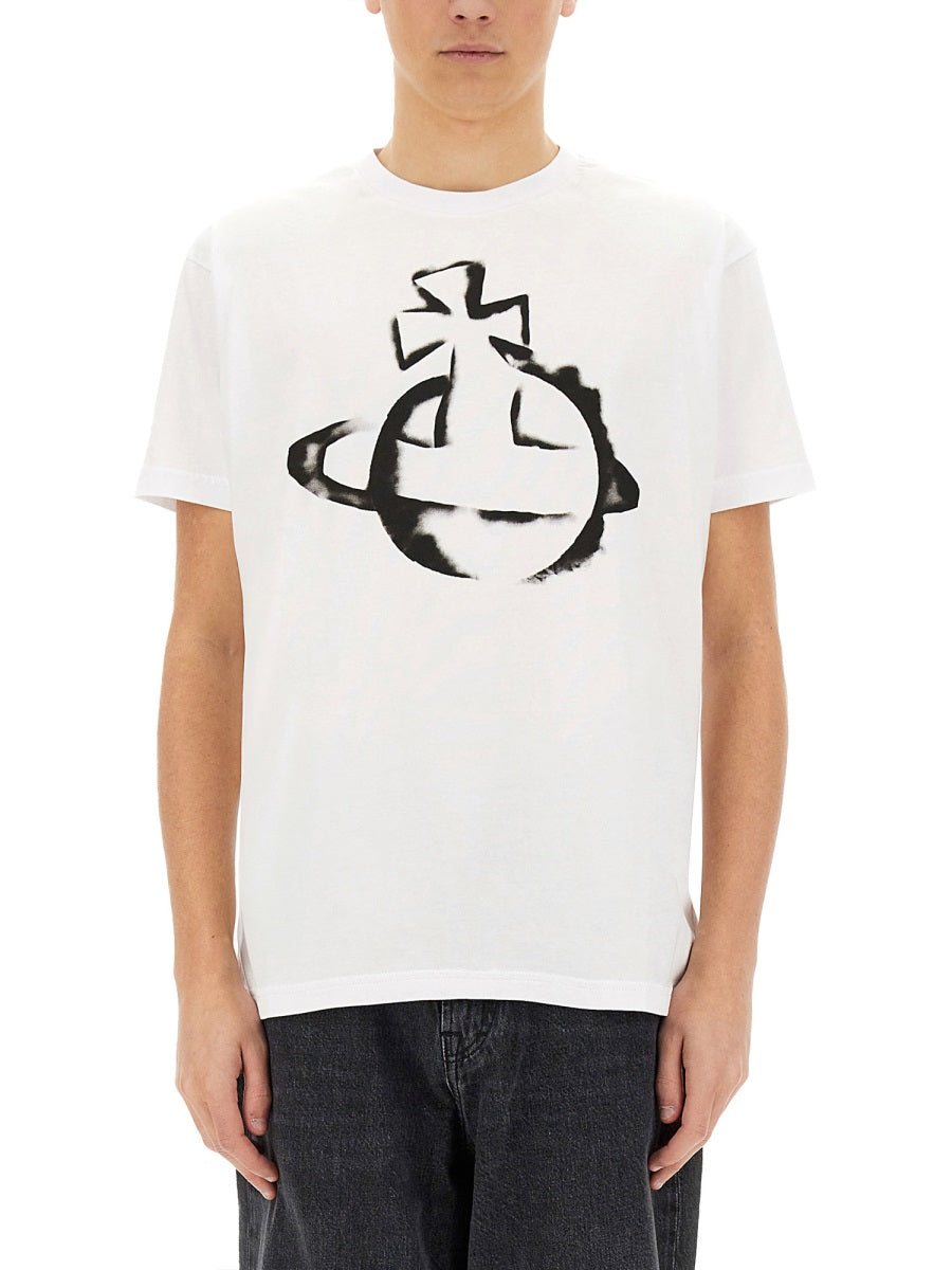 Vivienne Westwood Unisex "Stencil Orb" T-Shirt