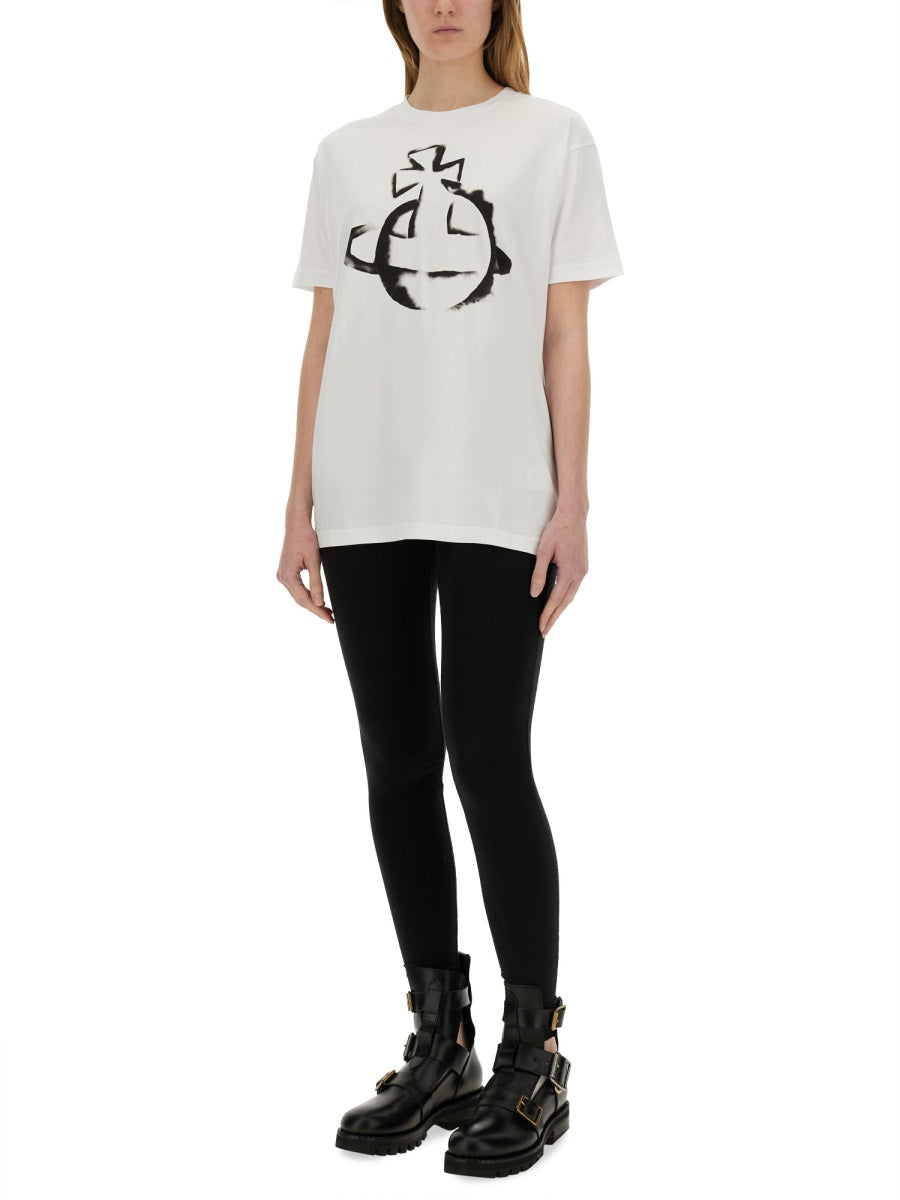 Vivienne Westwood Unisex "Stencil Orb" T-Shirt