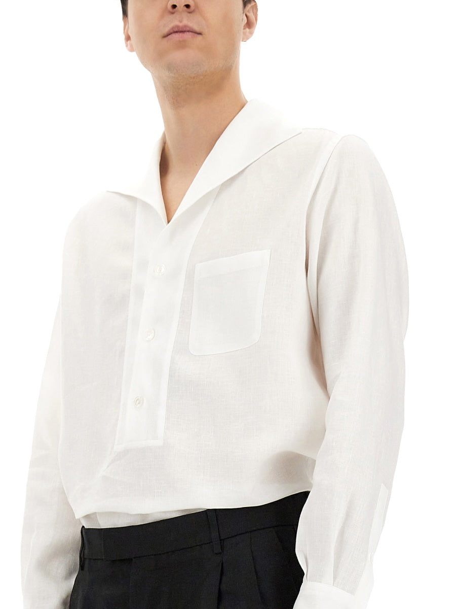 Dolce & Gabbana Men Linen Shirt