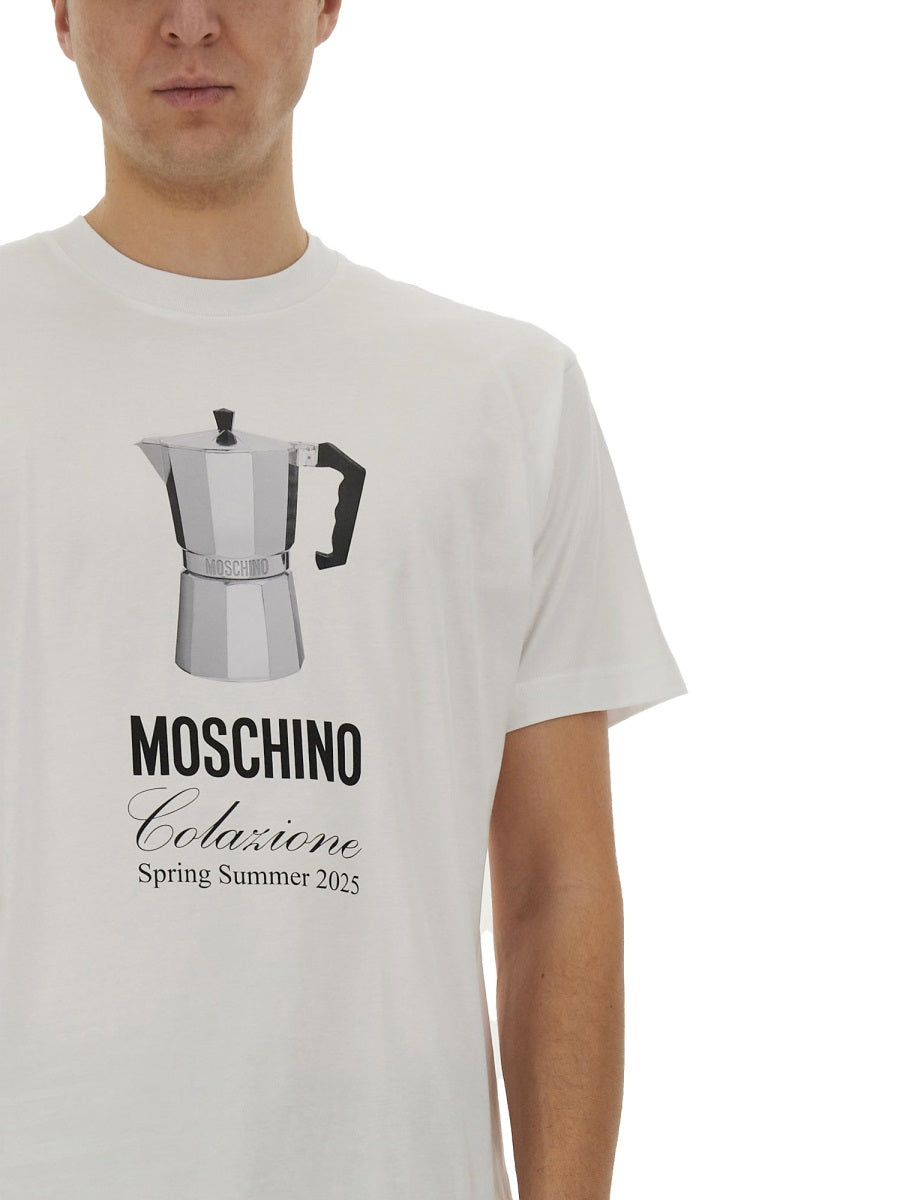 Moschino Men "Breakfast" T-Shirt