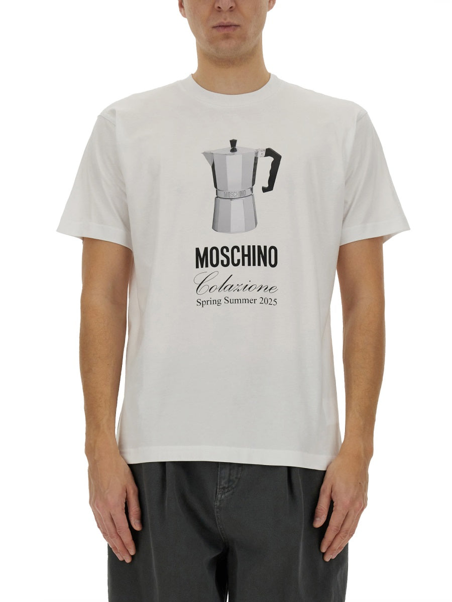 Moschino Men "Breakfast" T-Shirt