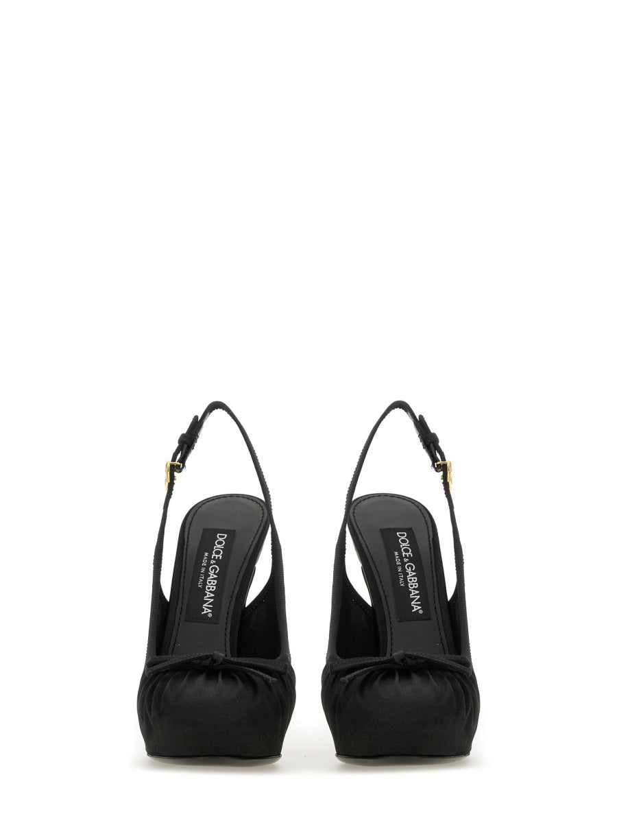 Dolce & Gabbana Women Satin Slingback