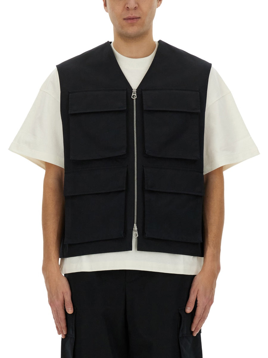 Jil Sander Men Cargo Vest