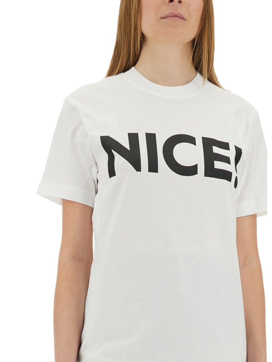 Moschino Women T-Shirt "Nice!"