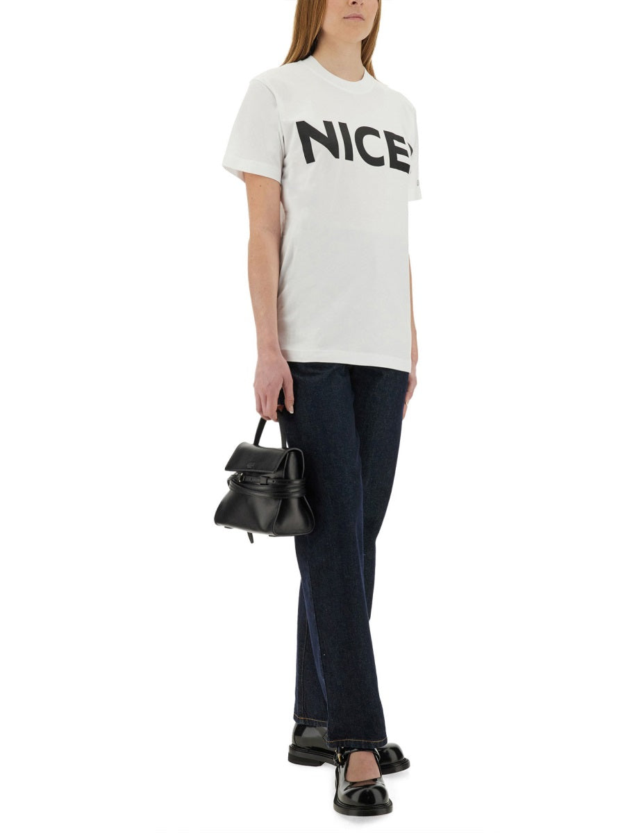 Moschino Women T-Shirt "Nice!"