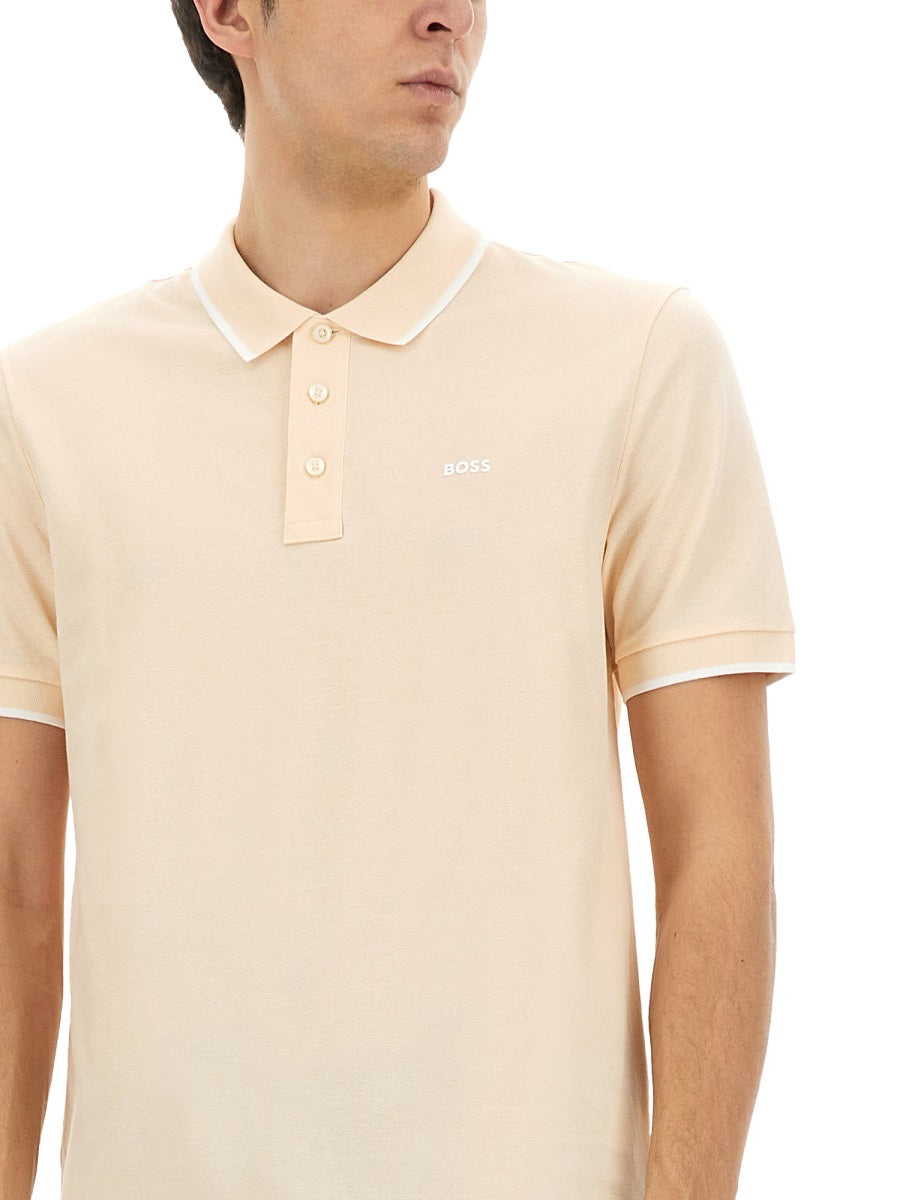 Boss Men Cotton Polo