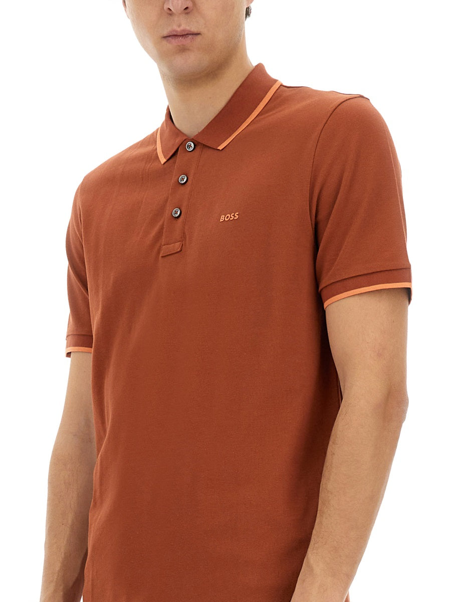 Boss Men Cotton Polo