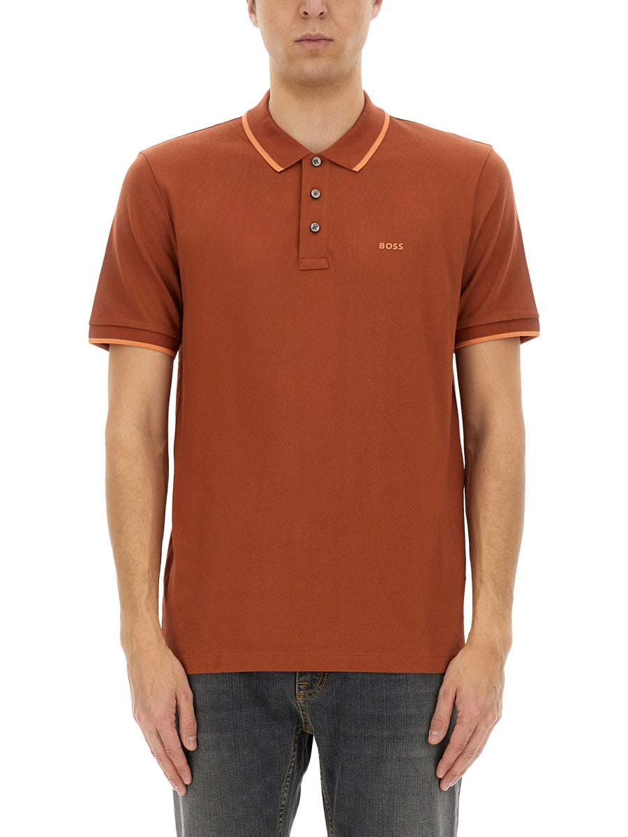 Boss Men Cotton Polo