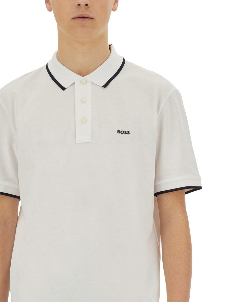 Boss Men Cotton Polo