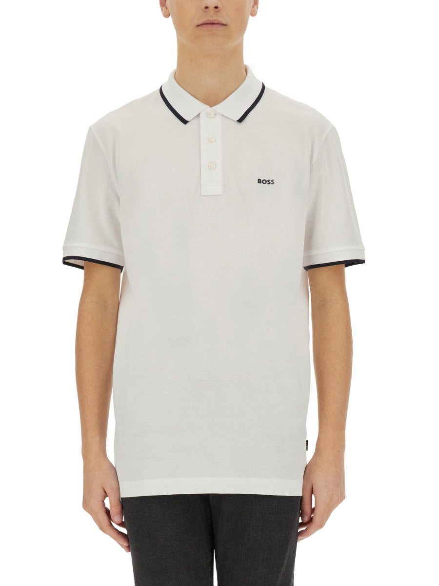 Boss Men Cotton Polo