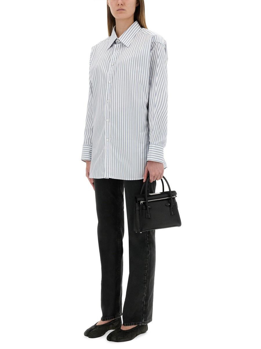 Maison Margiela Women Striped Cotton Shirt