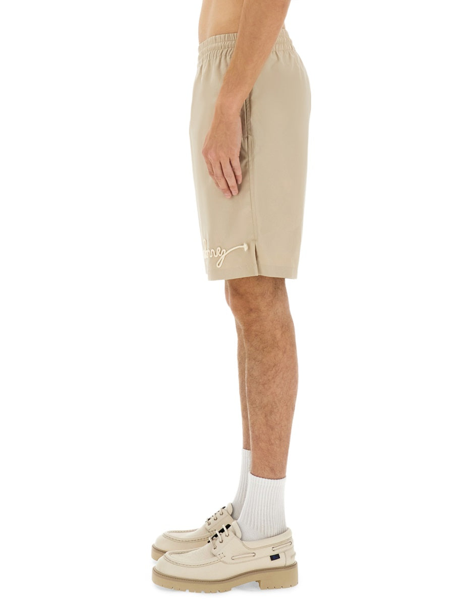 Burberry Men Nautical Style Logo Shorts