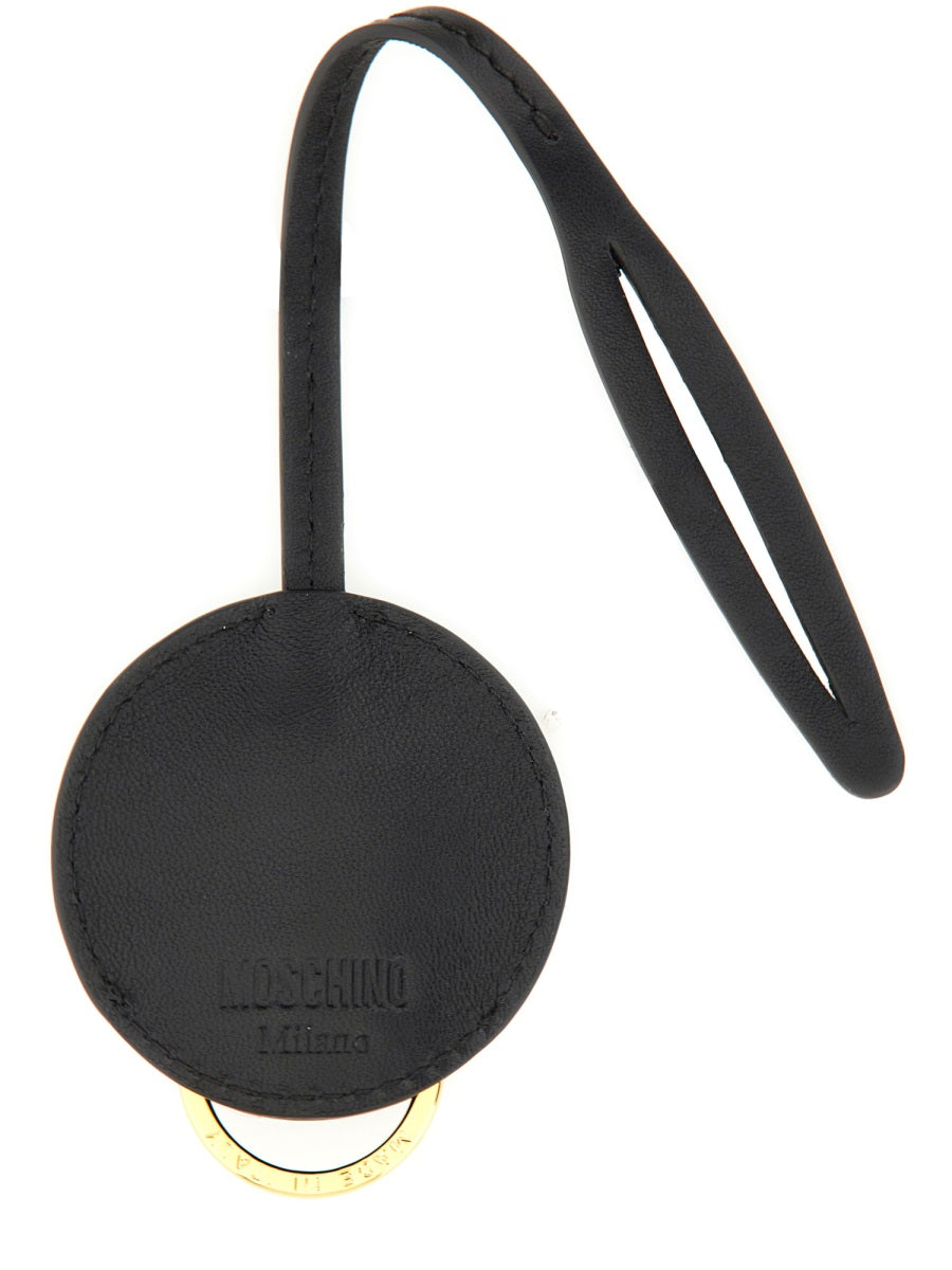 Moschino Women Leather Keychain