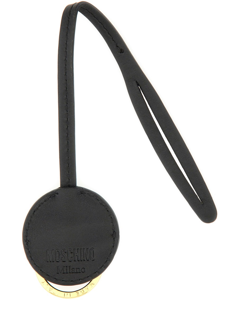 Moschino Women Leather Keychain