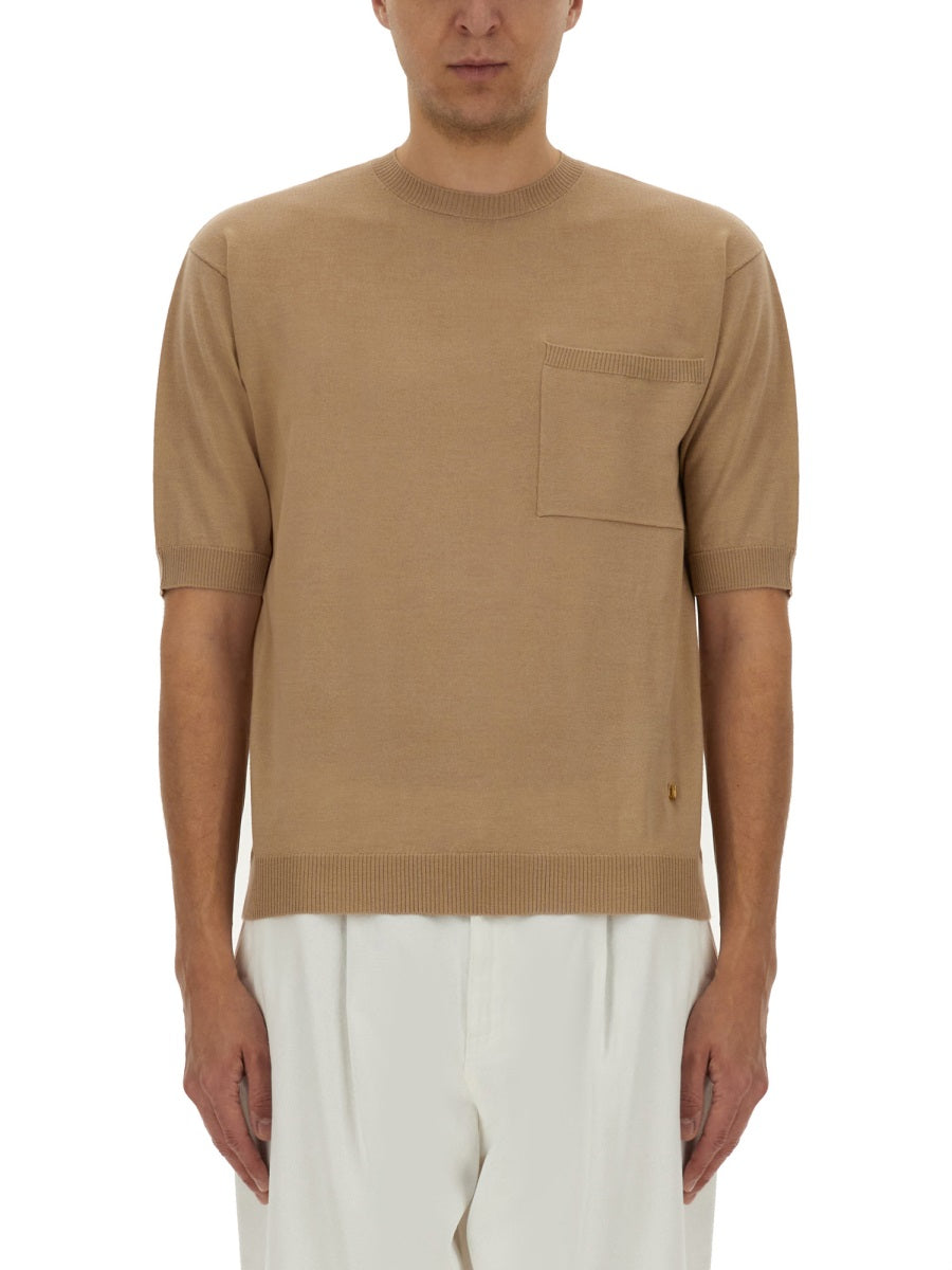 Moschino Men Wool And Silk Sweater