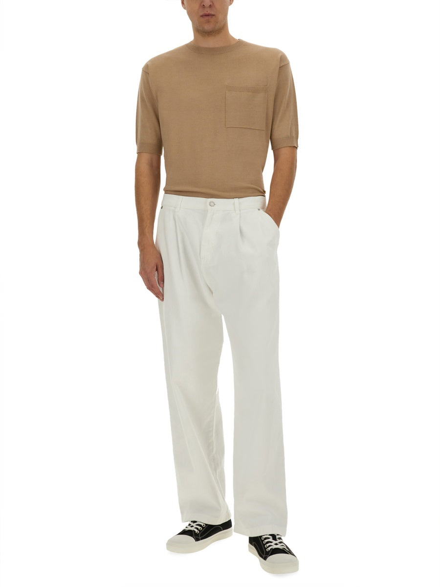 Moschino Men Wool And Silk Sweater