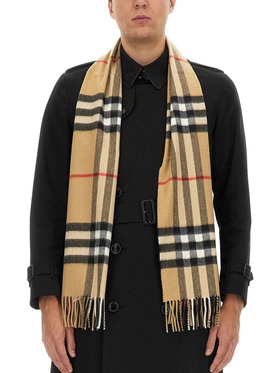 Burberry Women Cashmere Check Scarf
