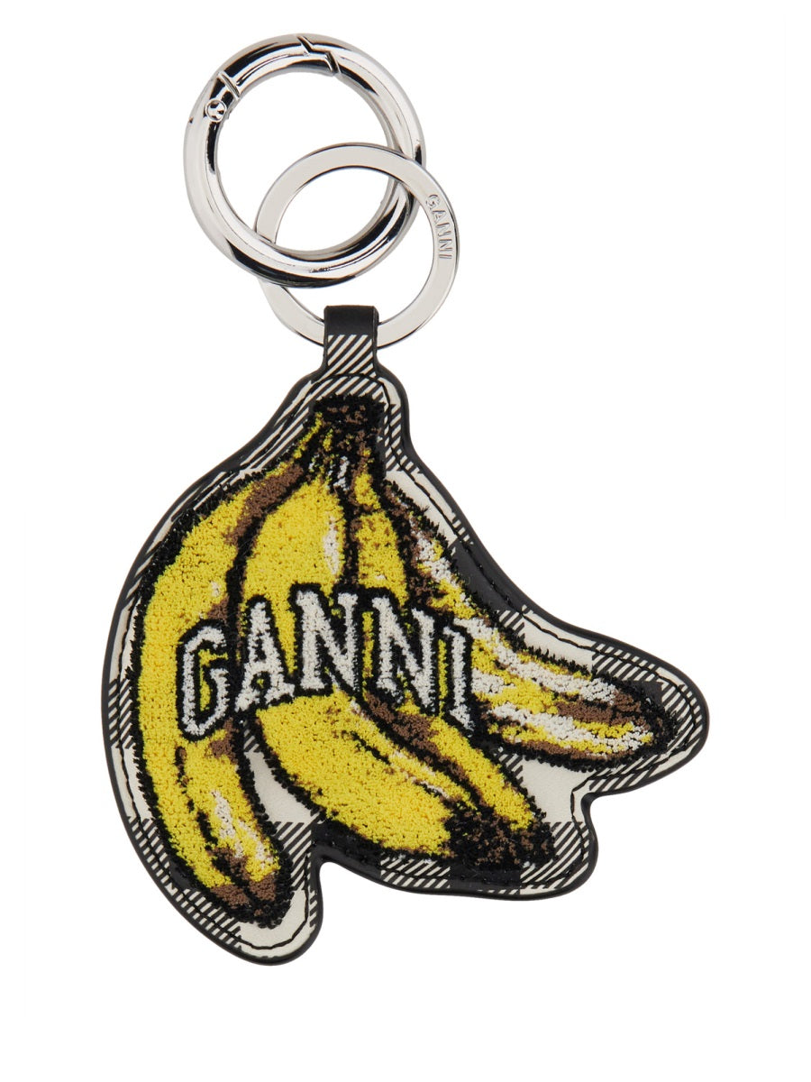 Ganni Women Keychain "Banana"