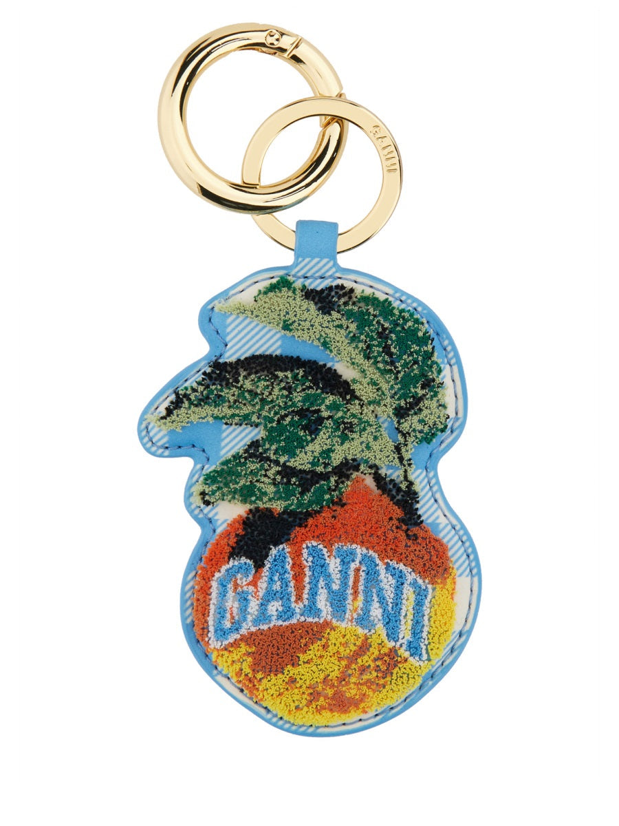 Ganni Women Keychain "Apple"