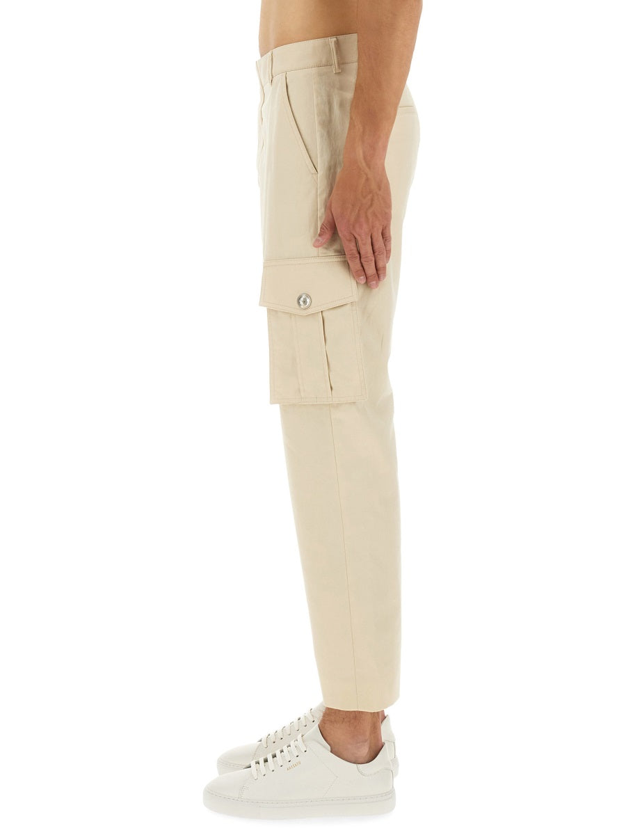 Balmain Men Cotton Cargo Pants