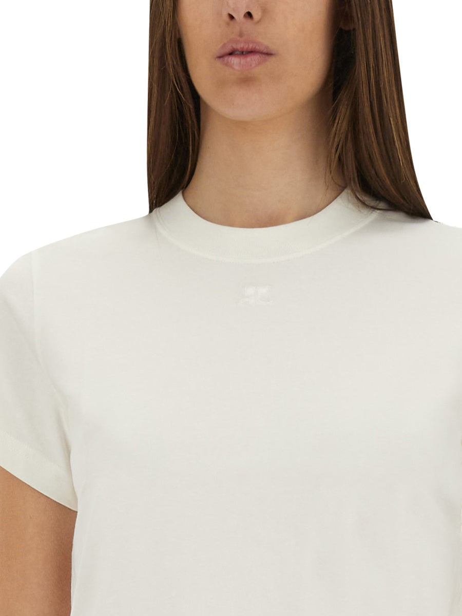 Courreges Women Cotton T-Shirt