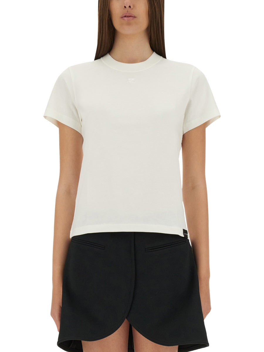 Courreges Women Cotton T-Shirt
