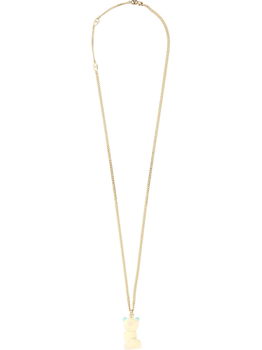 Valentino Garavani Men "Le Chat De La Maison" Necklace