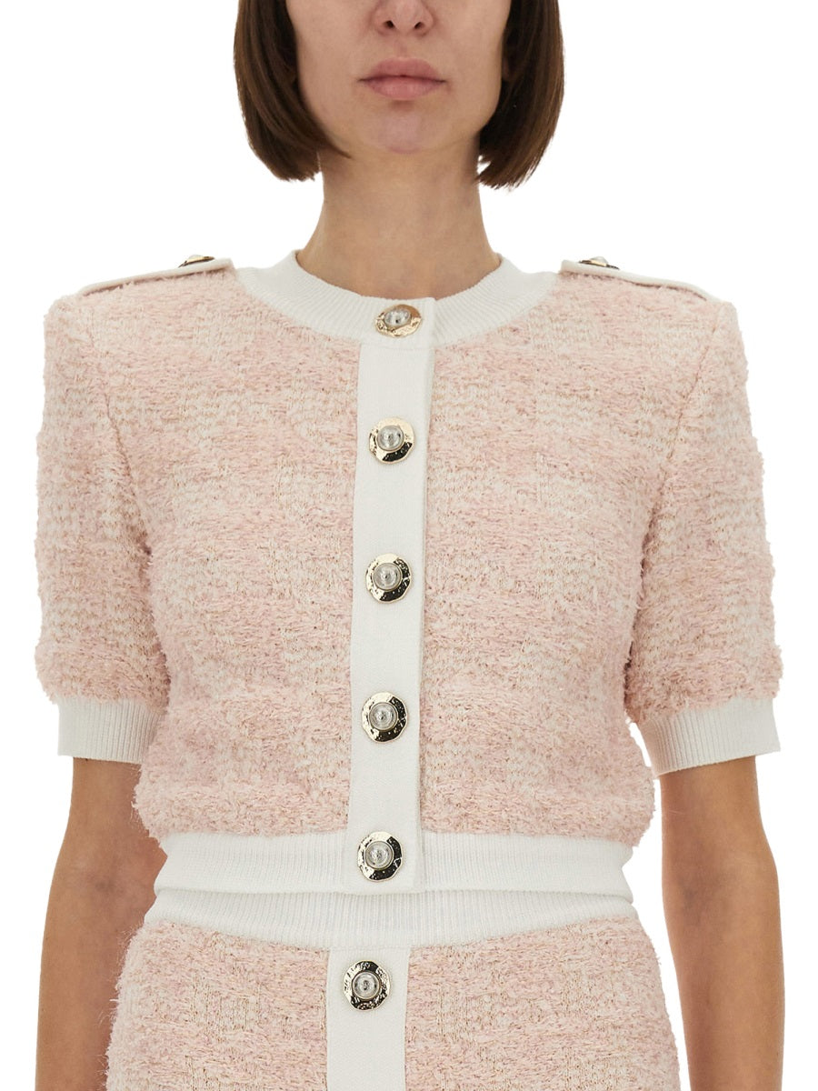 Balmain Women Tweed Cardigan