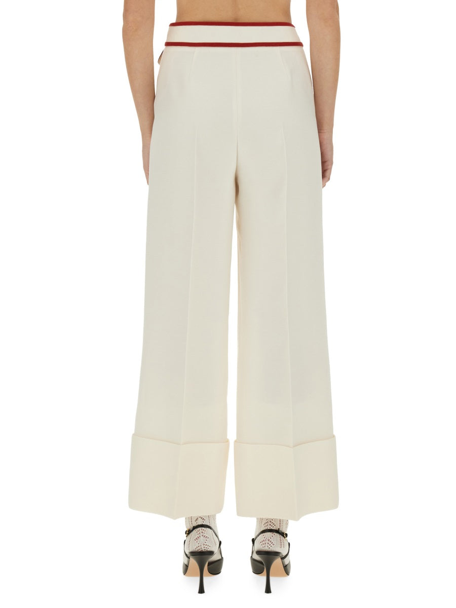 Valentino Women Crepe Couture Pants