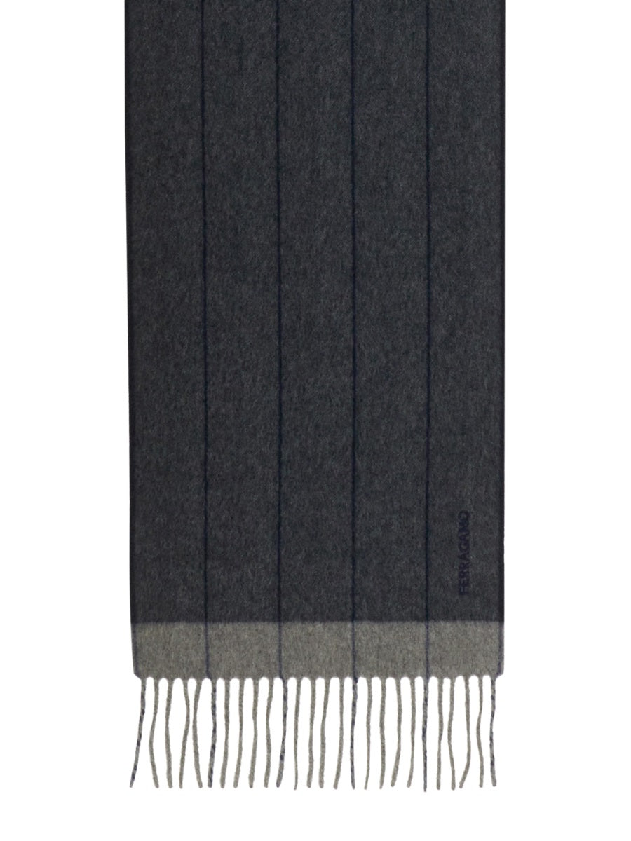 Ferragamo Men Cashmere Blend Scarf
