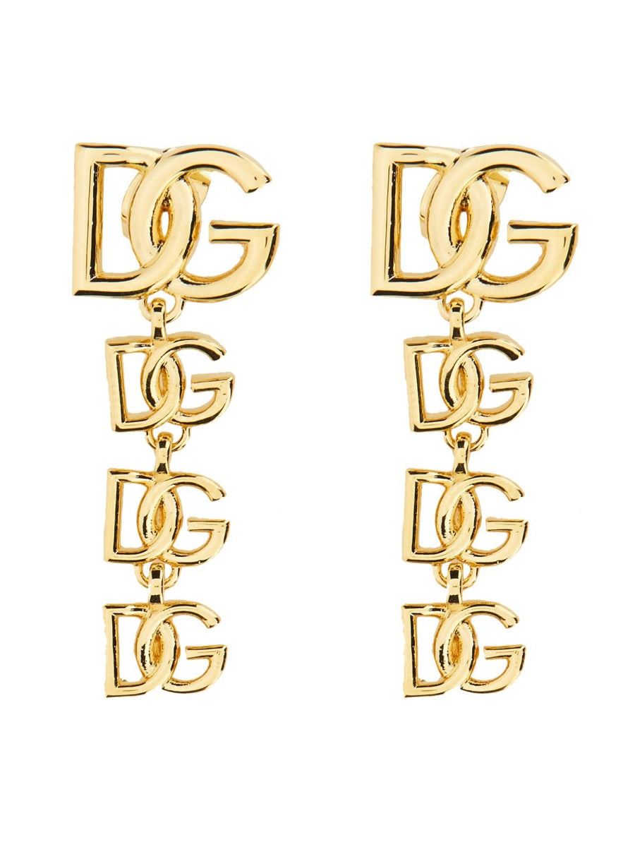 Dolce & Gabbana Women Dg Logo Long Earrings