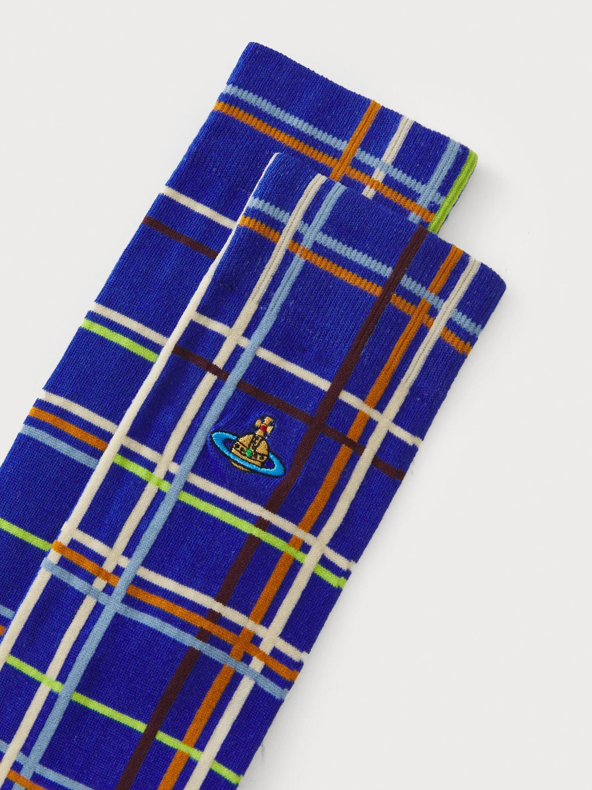 Vivienne Westwood Men Abstract Check Sock