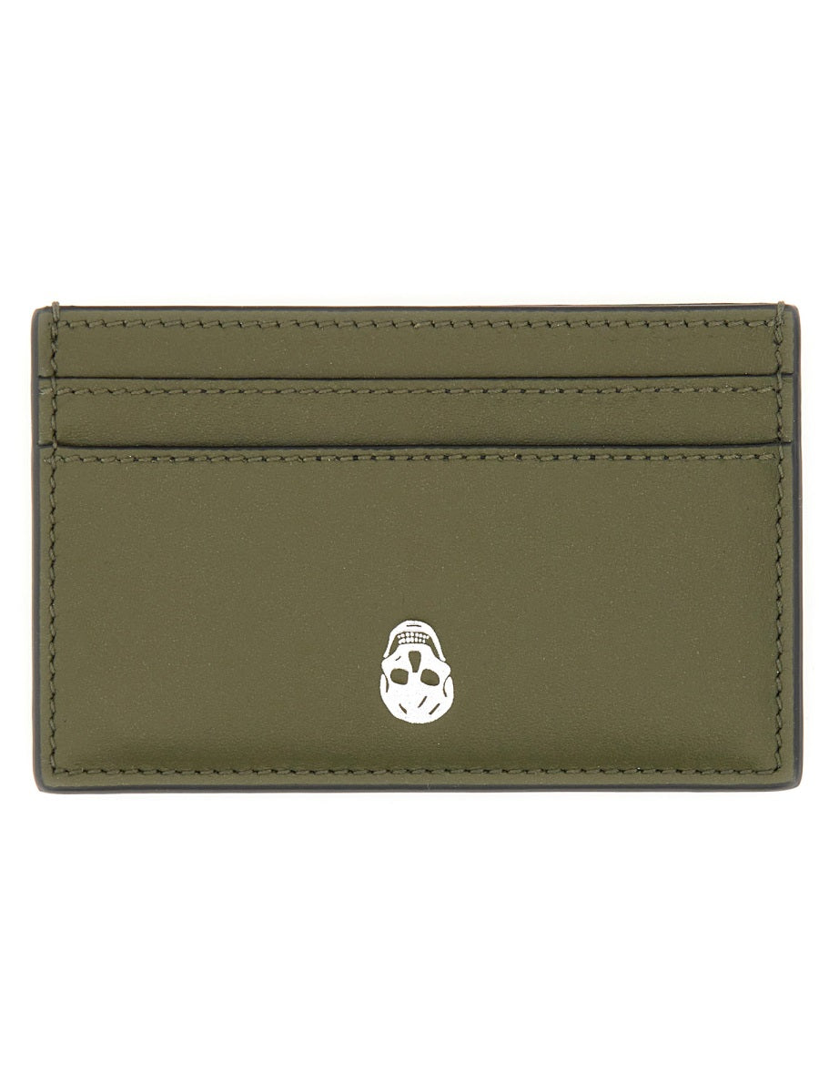 Alexander Mcqueen Men Card Holder "Skull"