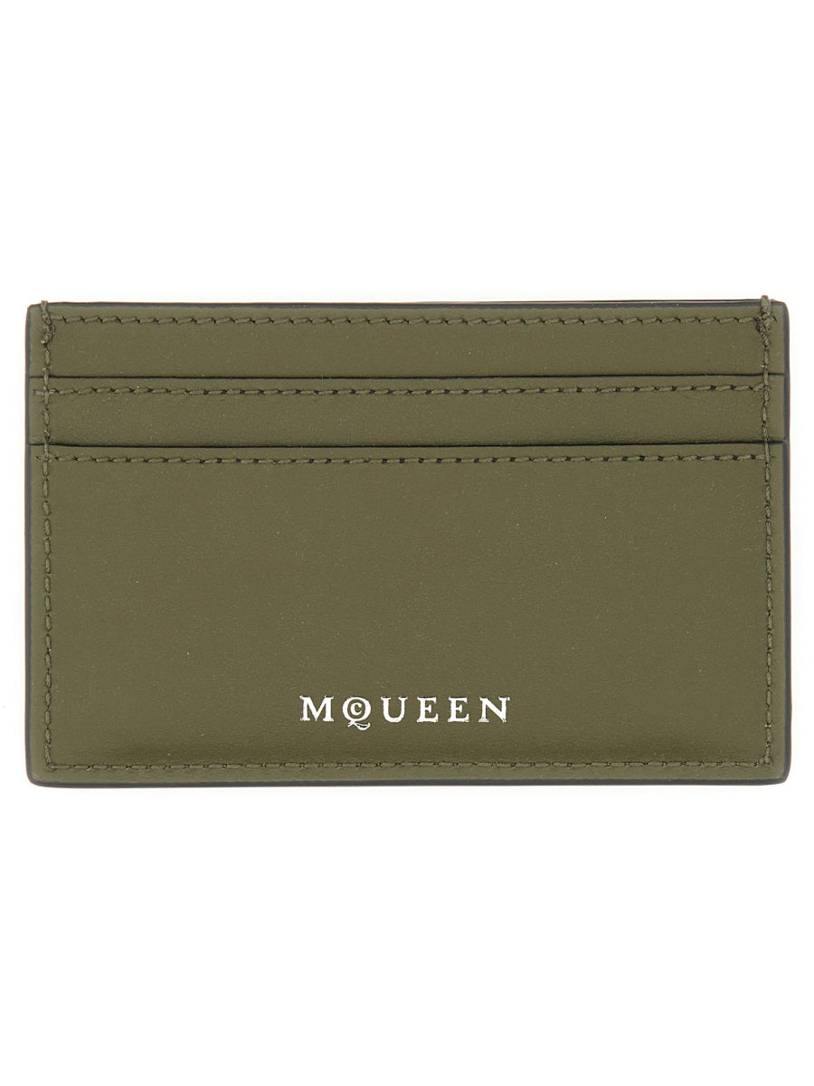 Alexander Mcqueen Men Card Holder "Skull"