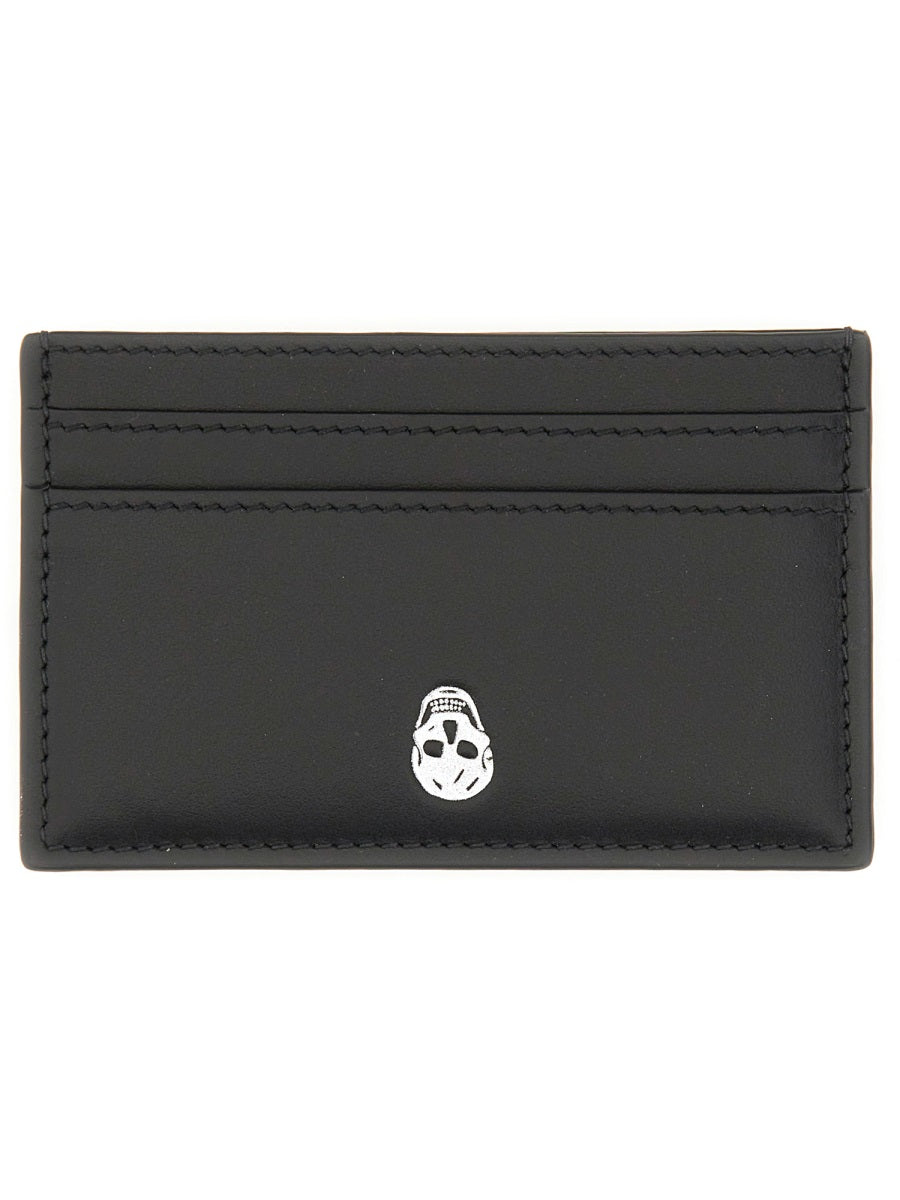 Alexander Mcqueen Men Card Holder "Skull"