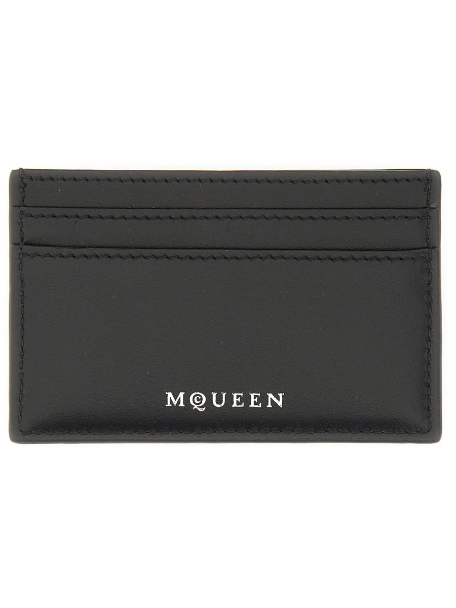 Alexander Mcqueen Men Card Holder "Skull"