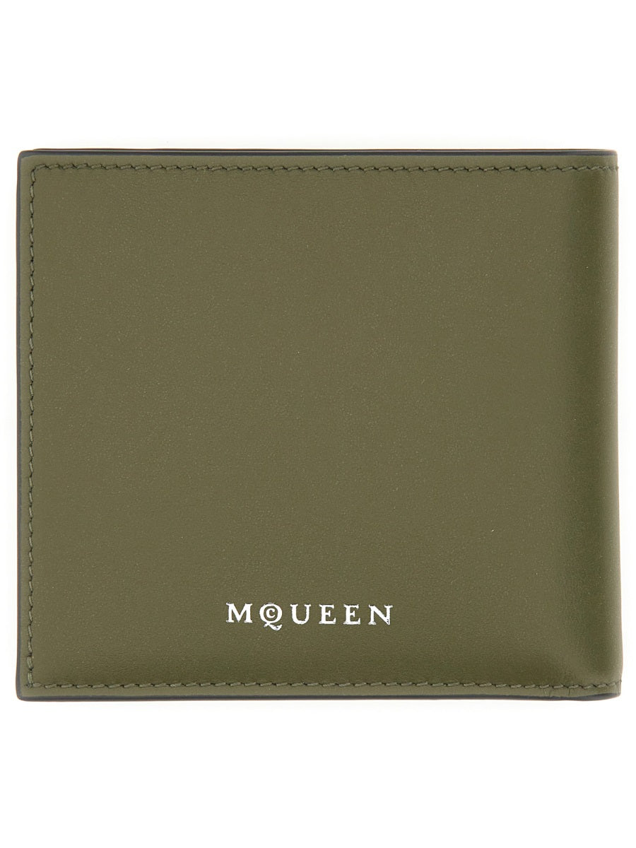 Alexander Mcqueen Men Bifold Wallet "The Skull"