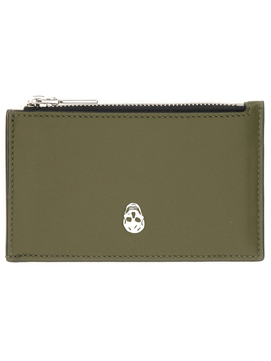 Alexander Mcqueen Men Card Holder "Skull"
