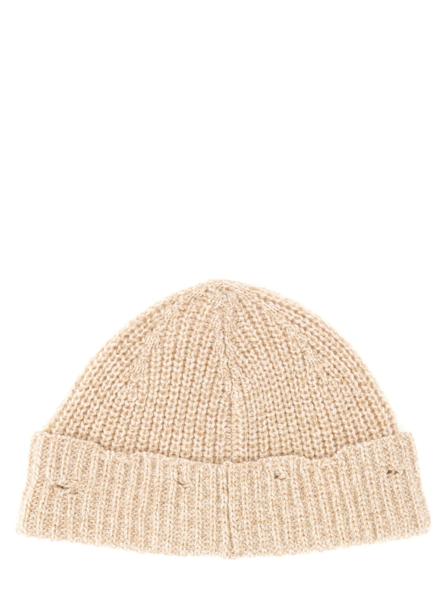 Marni Women Beanie Hat With "Marni Mending" Embroidery