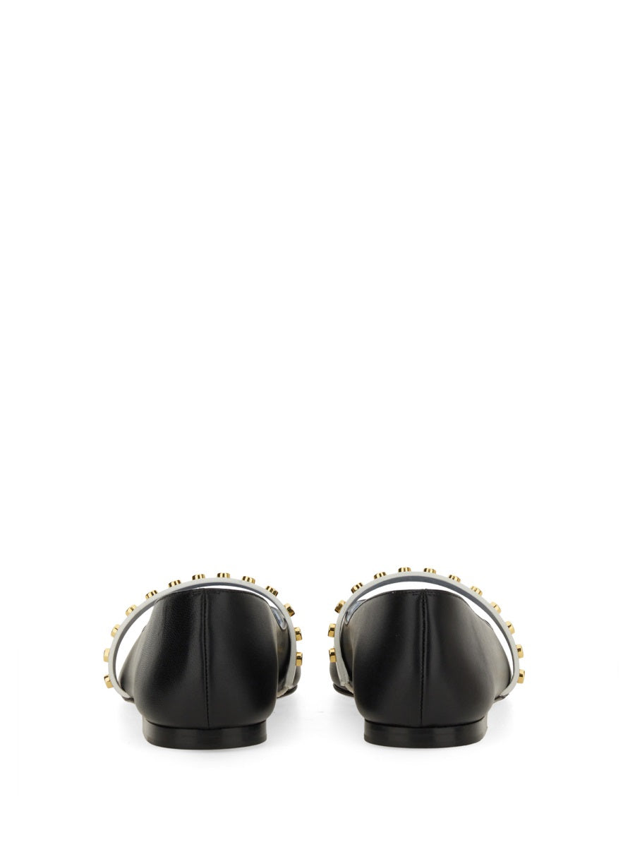 Alexander Mcqueen Women Leather Ballerina