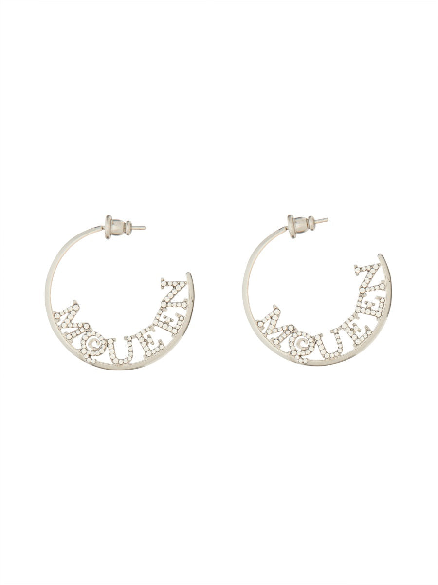 Alexander Mcqueen Women Logo Earrings
