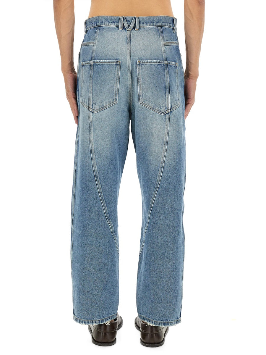 Moschino Men Cotton Denim Jeans