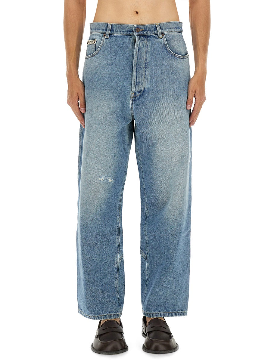 Moschino Men Cotton Denim Jeans