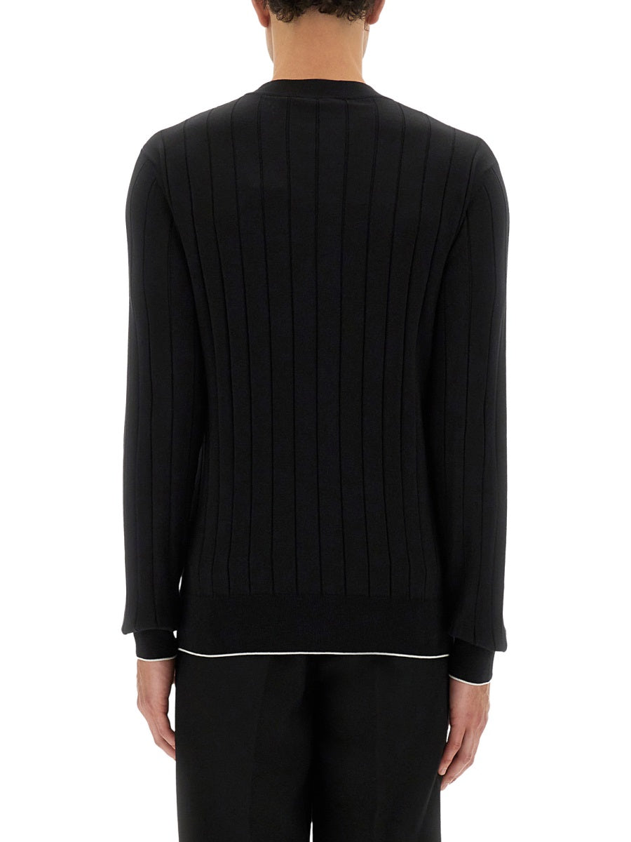 Balmain Men Silk And Cotton Knit