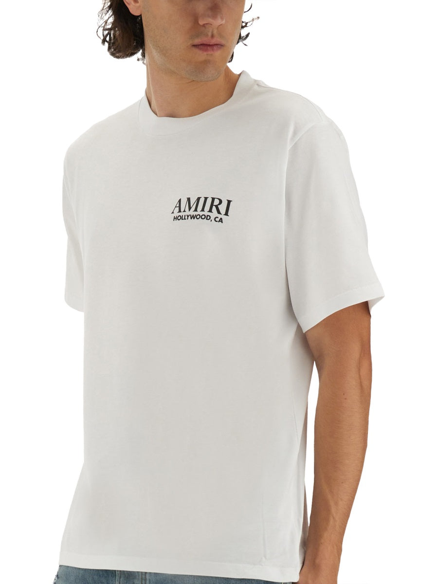 Amiri Men Bones Stacked Print T-Shirt