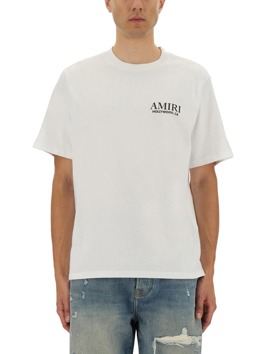 Amiri Men Bones Stacked Print T-Shirt